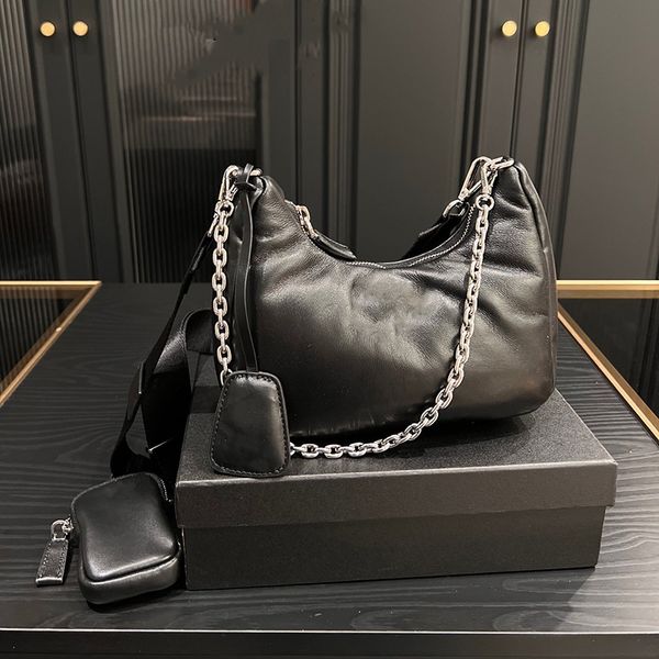 3 Pcs Set Crossbody Fashion Shoulder Bags Classic Top Designer Wholesale Cross Body Travel Handbag Vintage High-Quality Shoulder Bag, Black
3 Pcs Set Crossbody Fashion Shoulder Bags Classic Top Designer Wholesale Cross Body Travel Handbag Vintage High-Quality Shoulder Bag, Black