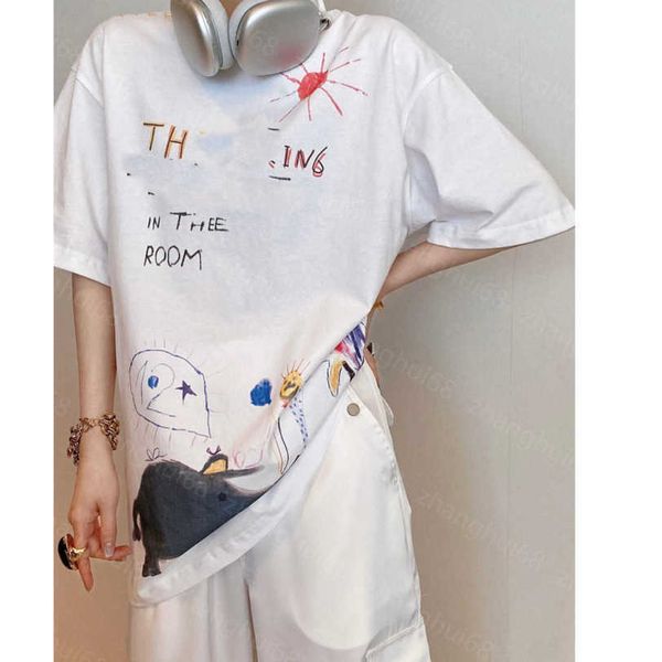 23ss tee womens t-shirt womens designer clothing round neck pure cotton cartoon alphabet elephant print short-sleeved t-shirt womens clothes, White
23ss tee womens t-shirt womens designer clothing round neck pure cotton cartoon alphabet elephant print short-sleeved t-shirt womens clothes, White