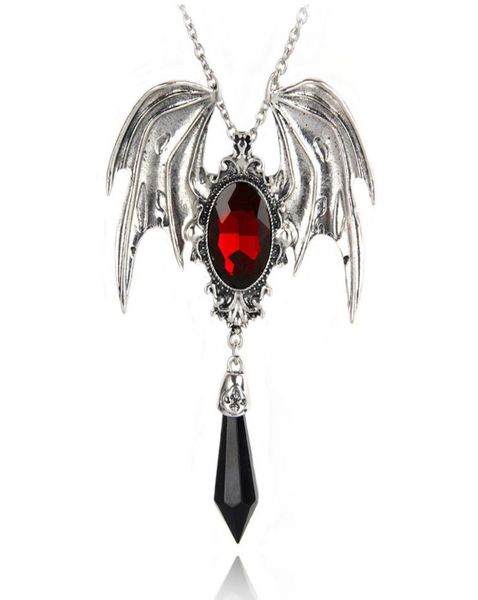 vintage victorian bat wing gothic crystal pendant necklace sweater chain jewelry halloween gift for teen women men necklaces1245688, Silver
vintage victorian bat wing gothic crystal pendant necklace sweater chain jewelry halloween gift for teen women men necklaces1245688, Silver