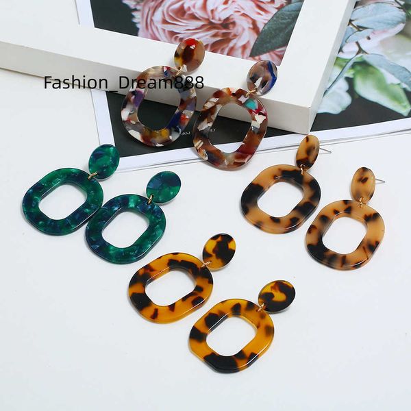 cellulose acetate leopard print earrings tortoise shell oval dangling drop earrings for women jewelry, Silver
cellulose acetate leopard print earrings tortoise shell oval dangling drop earrings for women jewelry, Silver