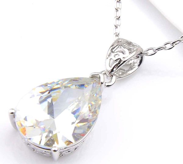 10pcs luckyshine excellent shine water drop white z gemstone silver plated pendants necklaces for holiday wedding party3082256
10pcs luckyshine excellent shine water drop white z gemstone silver plated pendants necklaces for holiday wedding party3082256