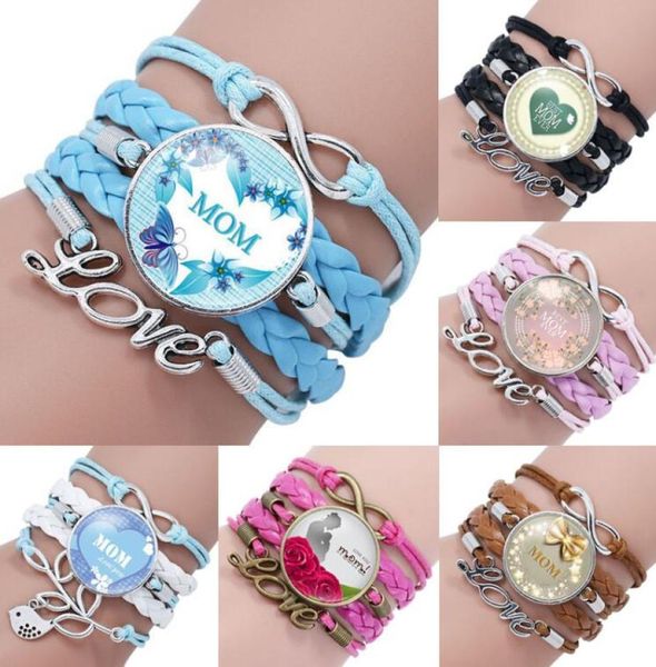 whole luxury designer jewelry women bracelets glass cabochon charm braided leather rope wrap bangle mama mother039s day jew1477293, Golden;silver
whole luxury designer jewelry women bracelets glass cabochon charm braided leather rope wrap bangle mama mother039s day jew1477293, Golden;silver