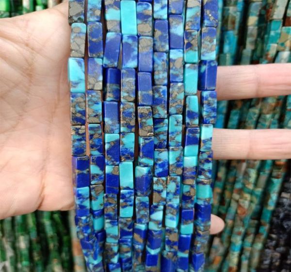 4x13mm natural lapis lazuli add turquoise stone beads rectangle sea sediment imperial jasper stone beads for jewelry making7407881, Black
4x13mm natural lapis lazuli add turquoise stone beads rectangle sea sediment imperial jasper stone beads for jewelry making7407881, Black