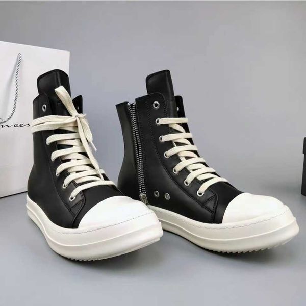 ro platform rick designer sneaker streetwear boots high casual real leather canvas zip up lace up owens trending sneaker for men women, Black
ro platform rick designer sneaker streetwear boots high casual real leather canvas zip up lace up owens trending sneaker for men women, Black