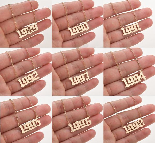 new fashion year number necklaces gold long chain custom year 1989 to 2000 birthday gift for women7746178, Silver
new fashion year number necklaces gold long chain custom year 1989 to 2000 birthday gift for women7746178, Silver
