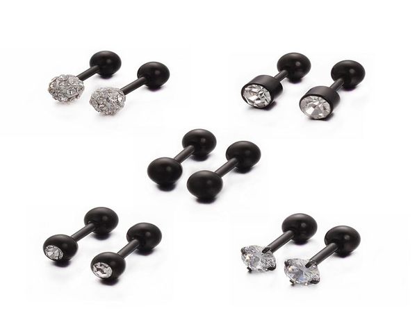 yoursfs 5 pairs zircon screw stud earrings fashion jewelry stainless steel woman christmas gift7595318, Golden;silver
yoursfs 5 pairs zircon screw stud earrings fashion jewelry stainless steel woman christmas gift7595318, Golden;silver