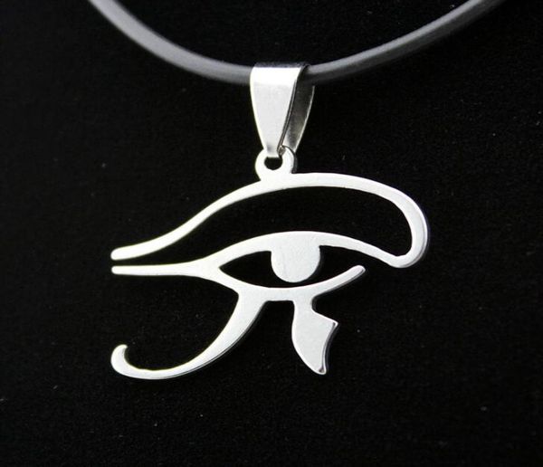 fashion men and women stainless steel egypt eye of horus pendant titanium jewelry choice bead necklace leather rope cross cha4464576, Silver
fashion men and women stainless steel egypt eye of horus pendant titanium jewelry choice bead necklace leather rope cross cha4464576, Silver