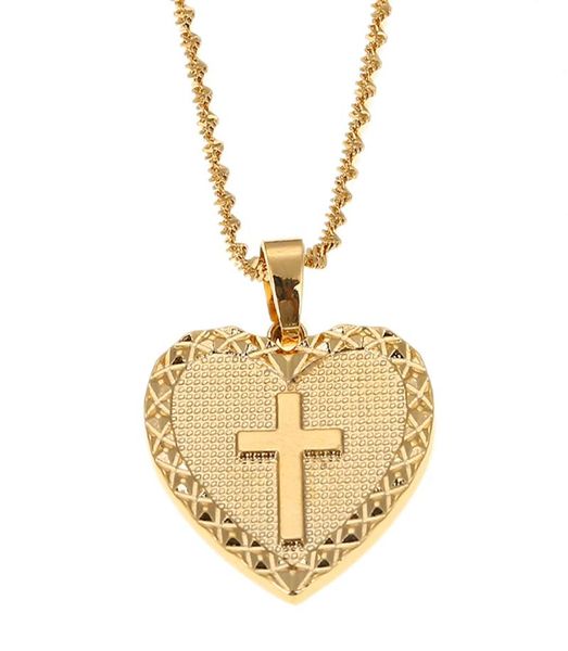 cross pendant necklaces for women men copper goldcolor prayer heart necklaces chain jewelry3098115, Silver
cross pendant necklaces for women men copper goldcolor prayer heart necklaces chain jewelry3098115, Silver