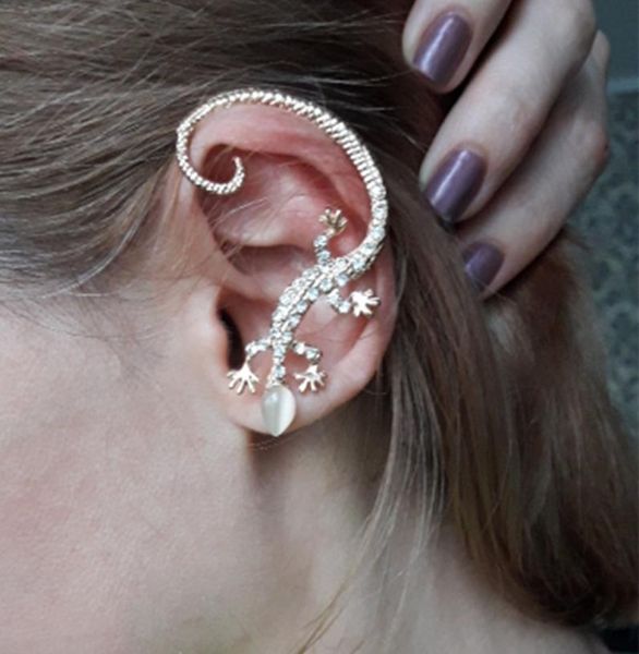 new fashion accessories rhinestone ear cuff earrings elegant exaggerated gekkonidae lizard stud earring9873699, Golden;silver
new fashion accessories rhinestone ear cuff earrings elegant exaggerated gekkonidae lizard stud earring9873699, Golden;silver