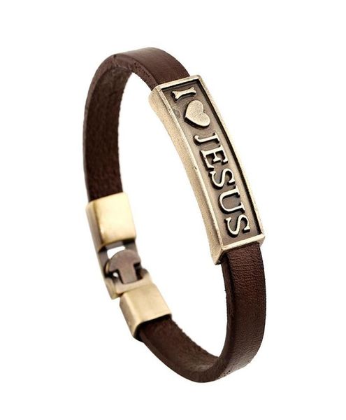 i love jesus bracelet antique love jesus tag leather bracelet wristband rings woman man fashion jewelry2861318, Golden;silver
i love jesus bracelet antique love jesus tag leather bracelet wristband rings woman man fashion jewelry2861318, Golden;silver