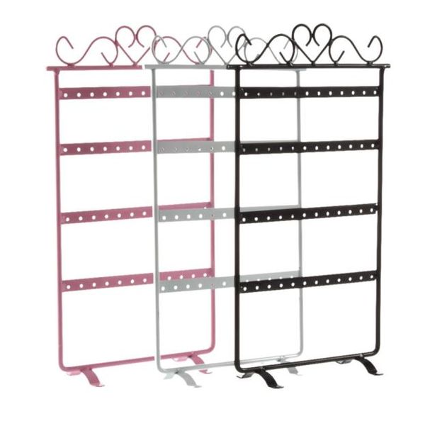 48 hole earrings ear studs display rack metal jewelry holder stand showcase pink 295160mm for retail environment2555767, Black
48 hole earrings ear studs display rack metal jewelry holder stand showcase pink 295160mm for retail environment2555767, Black