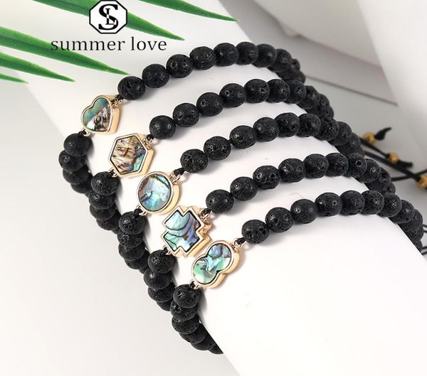 natural stone beads charm bracelet heart round cross handmade braided bracelet abalone shell jewelry gifty4312183, Black
natural stone beads charm bracelet heart round cross handmade braided bracelet abalone shell jewelry gifty4312183, Black