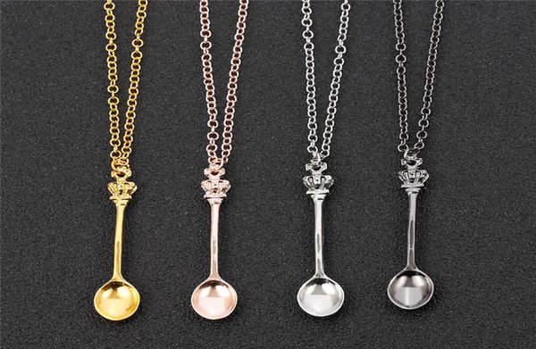 charm tiny tea spoon shape pendant necklace with crown for women 4 colors creative mini long link jewelry spoon necklace7245017, Silver
charm tiny tea spoon shape pendant necklace with crown for women 4 colors creative mini long link jewelry spoon necklace7245017, Silver
