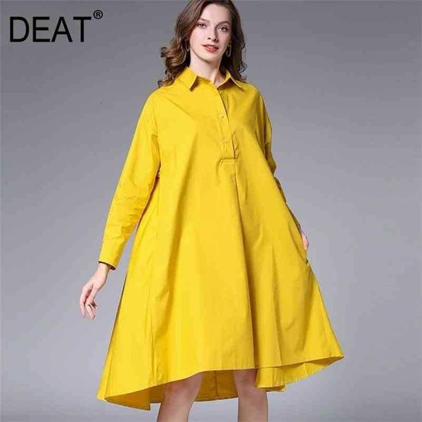 deat fast delivery large size xl-4xlwomen's shirt dress full sleeve loose solid simple lapel collar irregular cloth aq745 210323, Black;gray
deat fast delivery large size xl-4xlwomen's shirt dress full sleeve loose solid simple lapel collar irregular cloth aq745 210323, Black;gray