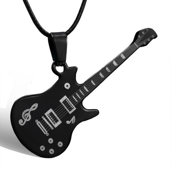 fashion 316l stainless steel guitar necklace for men pendants leather chain man necklaces5011214, Silver
fashion 316l stainless steel guitar necklace for men pendants leather chain man necklaces5011214, Silver
