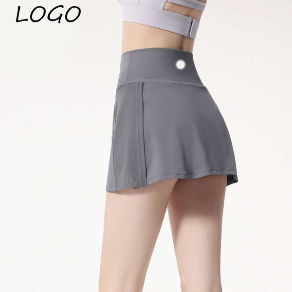 women's wear al high waist hip lift yoga fitness skirt miniskirt tennis skirt half badminton anti-leakage