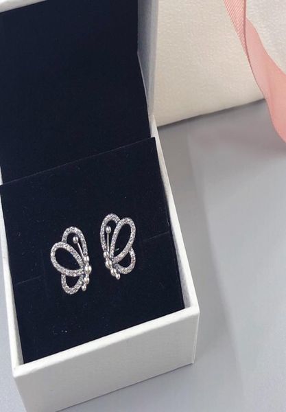 19 new arrival 925 sterling silver stud earring for pandora butterfly outlines earrings luxury designer women earrings original bo2154143, Golden;silver
19 new arrival 925 sterling silver stud earring for pandora butterfly outlines earrings luxury designer women earrings original bo2154143, Golden;silver