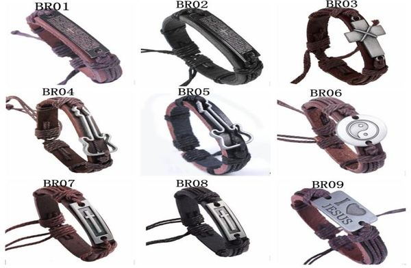 stylish vintage handmade genuine leather id bracelets cross anchor for men women leather wristband cord bracelets gifts factory pr2806634, Black
stylish vintage handmade genuine leather id bracelets cross anchor for men women leather wristband cord bracelets gifts factory pr2806634, Black
