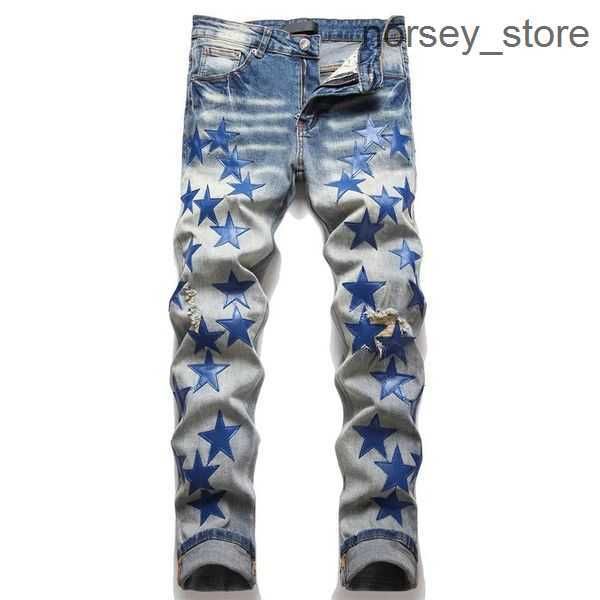 designer mens jeans men's high street purple for embroidery pants oversize ripped patch hole denim straight amirs fashion streetwear sl, Blue
designer mens jeans men's high street purple for embroidery pants oversize ripped patch hole denim straight amirs fashion streetwear sl, Blue