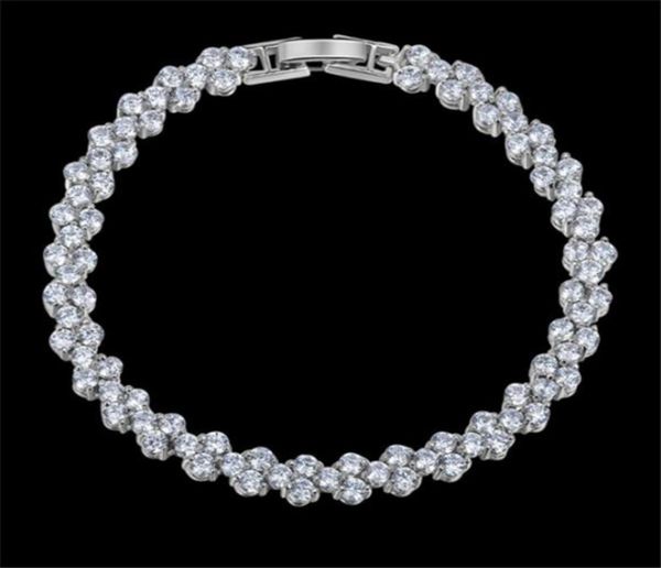 luxury shining crystal bracelets genuine 925 sterling silver charms bracelet diamond roman tennis link bracelet jewelry a369793414, Black
luxury shining crystal bracelets genuine 925 sterling silver charms bracelet diamond roman tennis link bracelet jewelry a369793414, Black