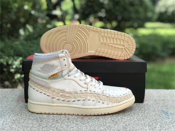 2023 release authentic union x 1 high og woven sp sail wolf grey muslin pale vanilla/kinetic green metallic gold men sports shoes with origi
2023 release authentic union x 1 high og woven sp sail wolf grey muslin pale vanilla/kinetic green metallic gold men sports shoes with origi