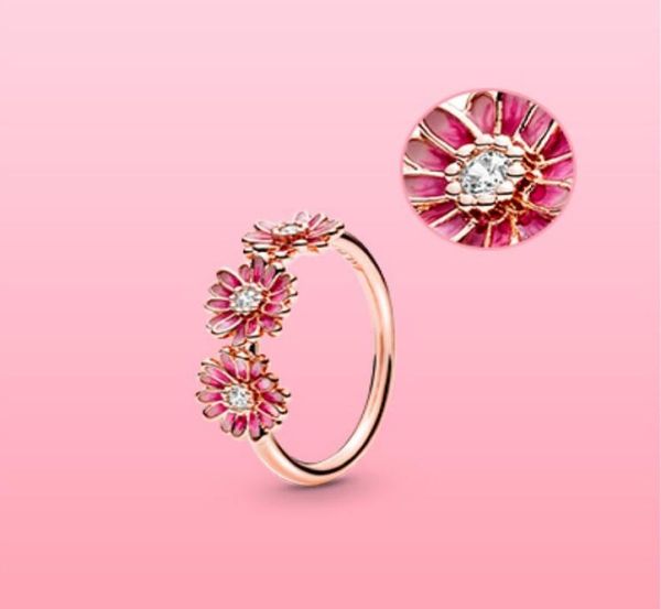 100 s925 sterling silver 18k rose gold daisy women rings for pandora steyle wedding ring set original box gift9096485
100 s925 sterling silver 18k rose gold daisy women rings for pandora steyle wedding ring set original box gift9096485