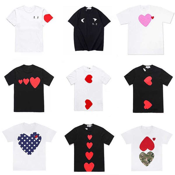 play designer mens t-shirts boys and girls embroidered love eyes pure cotton white red heart short-sleeved tshirts children's loose cas, White;black
play designer mens t-shirts boys and girls embroidered love eyes pure cotton white red heart short-sleeved tshirts children's loose cas, White;black