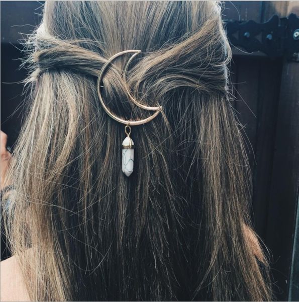 hairpin silver plated moon style with 8 colors stone crystal pendant hexagon small prism for girls women gift8230668, Golden;silver
hairpin silver plated moon style with 8 colors stone crystal pendant hexagon small prism for girls women gift8230668, Golden;silver