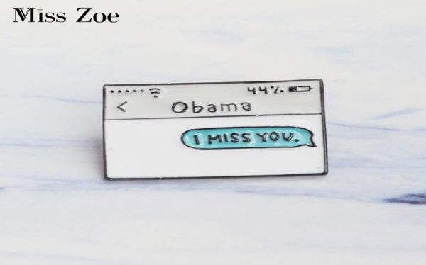 miss zoe obama tekst bericht emaille pins ik mis je broches gift voor vrienden grappige pin badge knop revers voor kleding cap zak2201820, Gray
miss zoe obama tekst bericht emaille pins ik mis je broches gift voor vrienden grappige pin badge knop revers voor kleding cap zak2201820, Gray