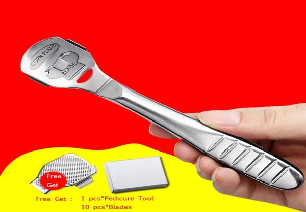 professional stainless steel callus corn foot hard dead skin remover cutter shaver pedicure razor 10 blades1525546
professional stainless steel callus corn foot hard dead skin remover cutter shaver pedicure razor 10 blades1525546