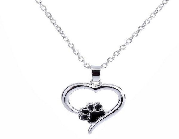 hollow pet paw print necklaces cute animal dog cat memorial jewelry pet lover puppy paw heart charm black enamel necklace girls5391593, Silver
hollow pet paw print necklaces cute animal dog cat memorial jewelry pet lover puppy paw heart charm black enamel necklace girls5391593, Silver