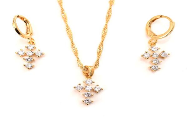 10 kt fine thai baht gf gold cross pendant cz white coordinate necklace chain earrings sets jewelry christian jesus5071782, Silver
10 kt fine thai baht gf gold cross pendant cz white coordinate necklace chain earrings sets jewelry christian jesus5071782, Silver