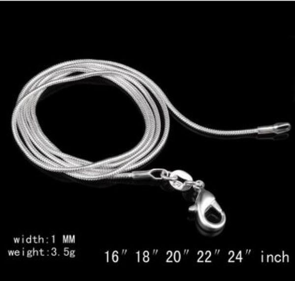 925 sterling silver snake chain necklace for woman lobster clasps smooth chain fashion jewelry size 1mm 16 18 20 22 24 inches8604307
925 sterling silver snake chain necklace for woman lobster clasps smooth chain fashion jewelry size 1mm 16 18 20 22 24 inches8604307