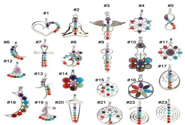 jln seven chakra reiki pendant multi styles yoga healing health amulet energy stone necklace with 18 inches brass chain6377641, Silver
jln seven chakra reiki pendant multi styles yoga healing health amulet energy stone necklace with 18 inches brass chain6377641, Silver