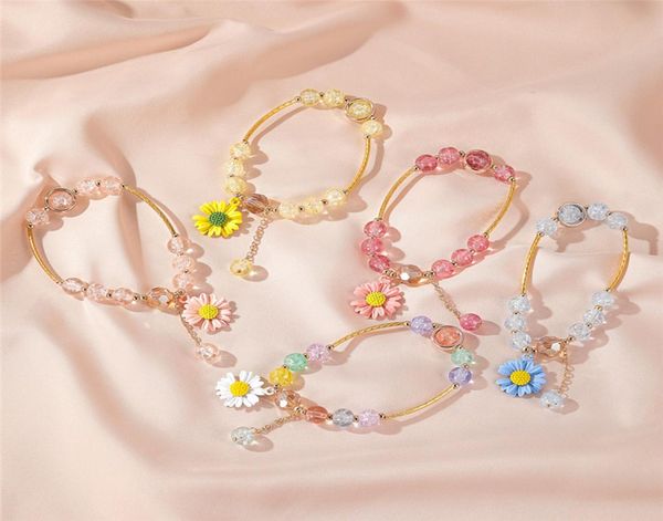 new style popcorn crystal bracelet women039s little daisy flower bracelet friend jewelry4183084, Black
new style popcorn crystal bracelet women039s little daisy flower bracelet friend jewelry4183084, Black