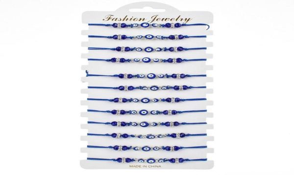 12pcsset turkey blue evil eye bracelet women handmade rope chain crystal beads bracelets girl birthday party jewelry gift4441277, Black
12pcsset turkey blue evil eye bracelet women handmade rope chain crystal beads bracelets girl birthday party jewelry gift4441277, Black