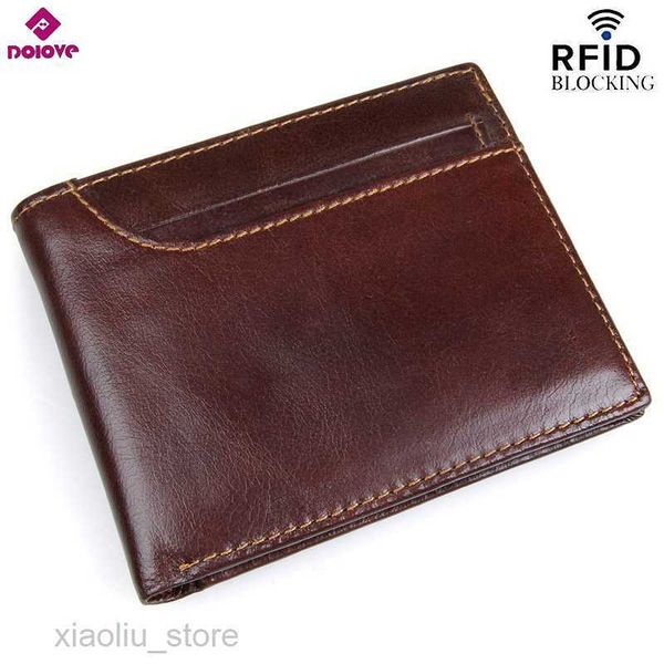 money clips dolove new style rfid blocking men wallet vintage genuine cow leather bifold purse card holder rfid protection wallets for menhk, Black
money clips dolove new style rfid blocking men wallet vintage genuine cow leather bifold purse card holder rfid protection wallets for menhk, Black