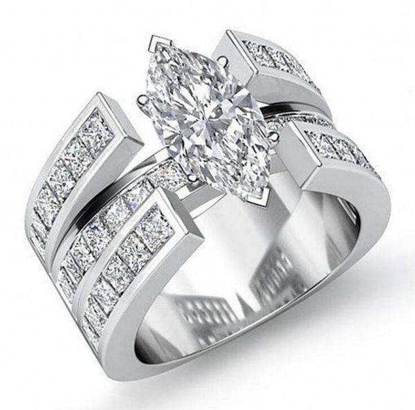 victoria wieck luxury jewelry 925 sterling silver marquise cut white z cz diamond promise ring women wedding bridal r5902530, Slivery;golden
victoria wieck luxury jewelry 925 sterling silver marquise cut white z cz diamond promise ring women wedding bridal r5902530, Slivery;golden