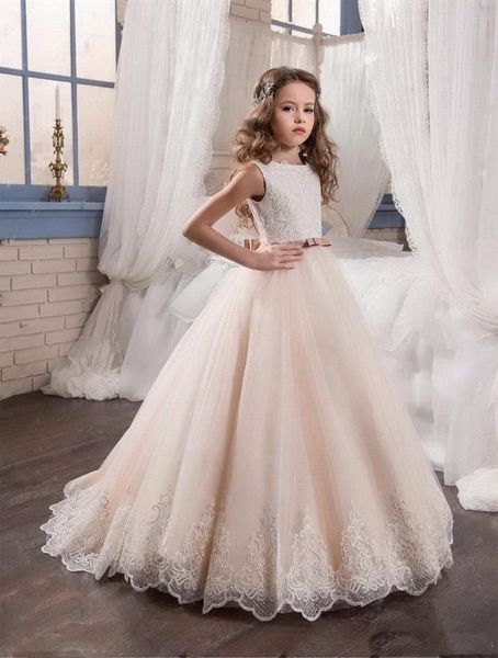 new first communion dresses for girls champagne oneck sleeveless ball gown lace appliques flower girl dresses for weddings6556986, White;blue
new first communion dresses for girls champagne oneck sleeveless ball gown lace appliques flower girl dresses for weddings6556986, White;blue