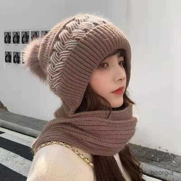 caps women winter warm hat beanies scarf warm breathable rabbit hair blend knitted hat scarf for women double layers protection caps r230627, Blue;gray
caps women winter warm hat beanies scarf warm breathable rabbit hair blend knitted hat scarf for women double layers protection caps r230627, Blue;gray