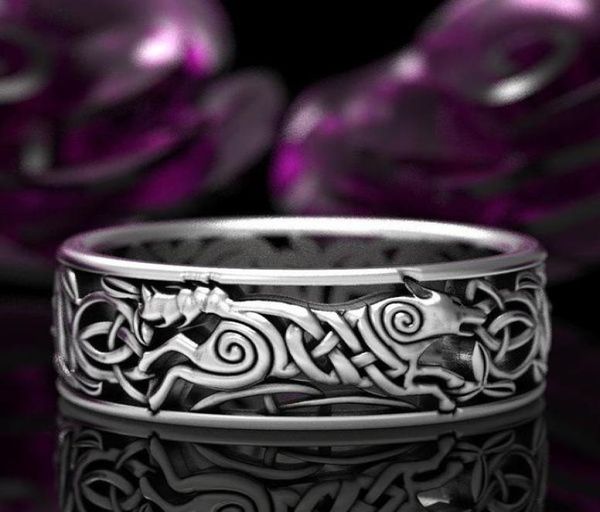 wedding rings men039s werewolf punk rock ring norwegian nordic viking wolf knotted winding 925 thai silver finger for male gift9032873, Slivery;golden
wedding rings men039s werewolf punk rock ring norwegian nordic viking wolf knotted winding 925 thai silver finger for male gift9032873, Slivery;golden