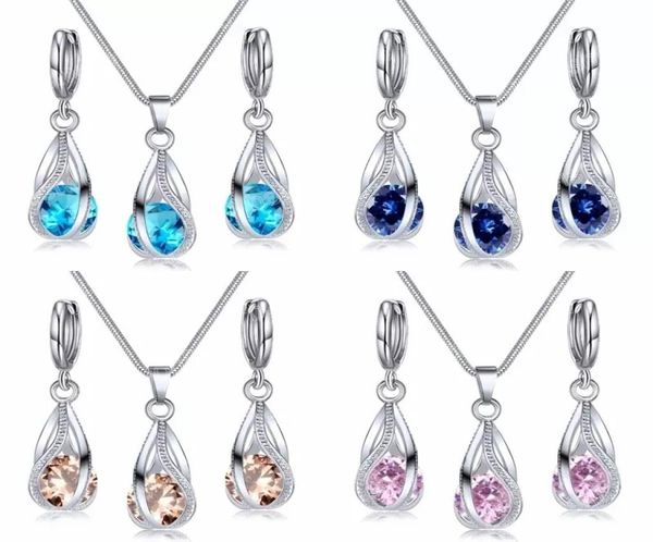 water drop jewelry set for women pendant necklace hoop earrings wedding party9216133, Silver
water drop jewelry set for women pendant necklace hoop earrings wedding party9216133, Silver