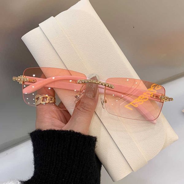 wholesale of sunglasses new ins diamond embedding high beauty value frameless thin round face fashion sunglasses uv protection, White;black
wholesale of sunglasses new ins diamond embedding high beauty value frameless thin round face fashion sunglasses uv protection, White;black