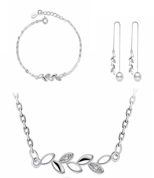 cubic zirconia leaf necklace earrings bracelets jewelry sets for women fashion party accessories classic1146259, Black
cubic zirconia leaf necklace earrings bracelets jewelry sets for women fashion party accessories classic1146259, Black