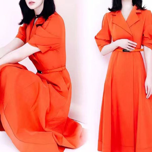 super quality women deess designer long dresses summer slim one-piece skirt with same color belt designer clothing women, White;black
super quality women deess designer long dresses summer slim one-piece skirt with same color belt designer clothing women, White;black