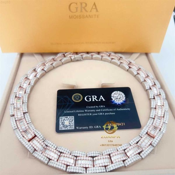 luxury 925 silver two tones big 18mm cuban link chain necklace baguette hip hop iced out moissanite cuban chain
luxury 925 silver two tones big 18mm cuban link chain necklace baguette hip hop iced out moissanite cuban chain