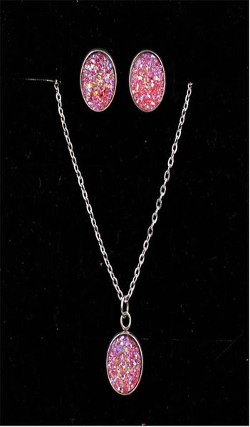 fashion druzy drusy necklace earrings 12mm stainless steel round resin druzy necklace earrings jewelry set2444177, Silver
fashion druzy drusy necklace earrings 12mm stainless steel round resin druzy necklace earrings jewelry set2444177, Silver