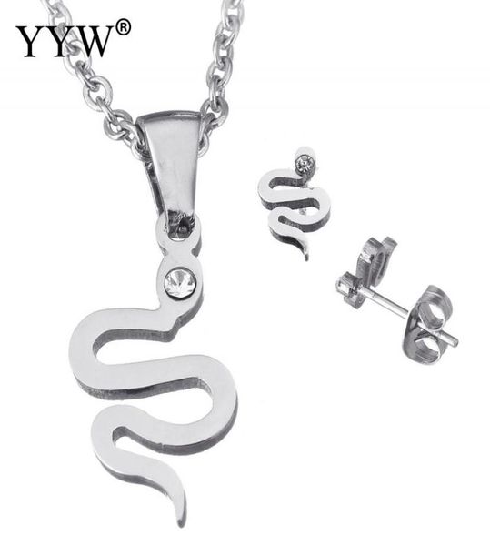 fashion stainless steel jewelry sets earring amp necklace snake oval chain amp with rhinestone original color sold by set8135441, Silver
fashion stainless steel jewelry sets earring amp necklace snake oval chain amp with rhinestone original color sold by set8135441, Silver