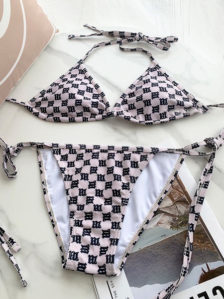 fashionable brand women girls' 2 pieces bikini sets letter printed swimsuit ins style halter vintage tie-side swimwear beach wear -xl, White;black
fashionable brand women girls' 2 pieces bikini sets letter printed swimsuit ins style halter vintage tie-side swimwear beach wear -xl, White;black