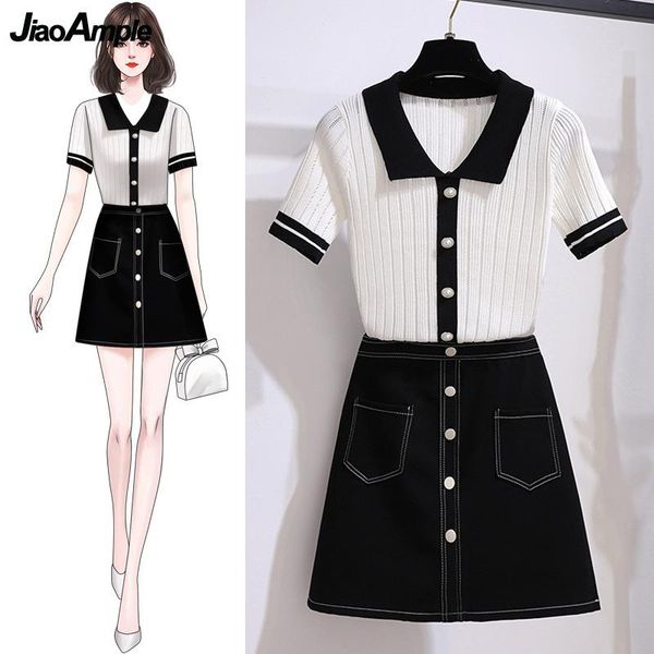 parkas 2021 summer women graceful two pieces set office lady knit pearl button +aline skirts suit casual joker streetwear female, Black
parkas 2021 summer women graceful two pieces set office lady knit pearl button +aline skirts suit casual joker streetwear female, Black